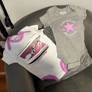 Two Converse Onesies